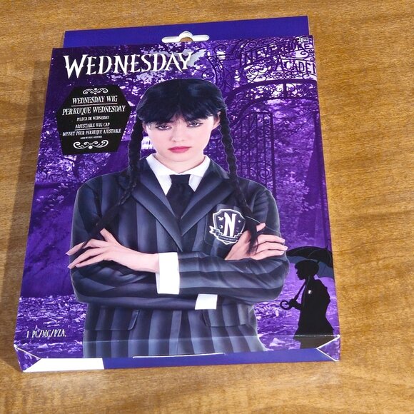 Wednesday Adams Wig - Picture 1 of 6